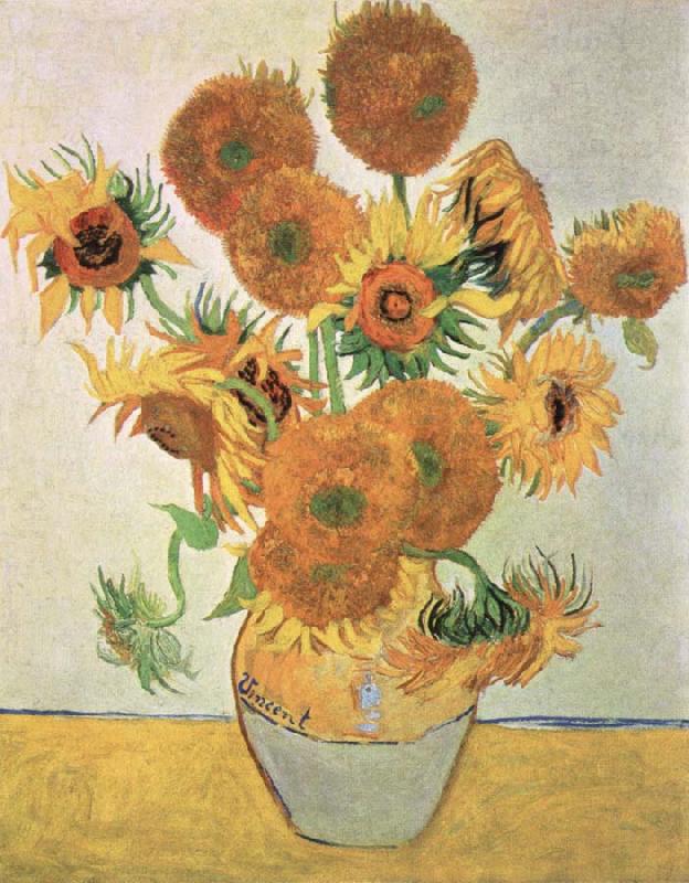 Vincent Van Gogh sun flowers Sweden oil painting art